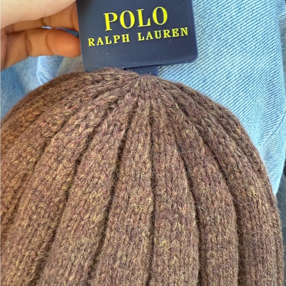 Ralph Lauren Chocolate Knit Hat - Picture 2 of 4